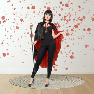 Adults Vampire Kit – Reversible Cape & Medallion The Party Hut | Balloons, Fancy Dress & Party Supplies Cheltenham
