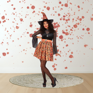 Vintage Witch Halloween Costume – Dress & Hat Included The Party Hut | Balloons, Fancy Dress & Party Supplies Cheltenham