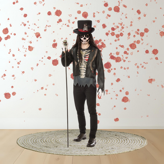 Adults Voodoo Man Costume – Hat, Jacket & Shirt The Party Hut | Balloons, Fancy Dress & Party Supplies Cheltenham